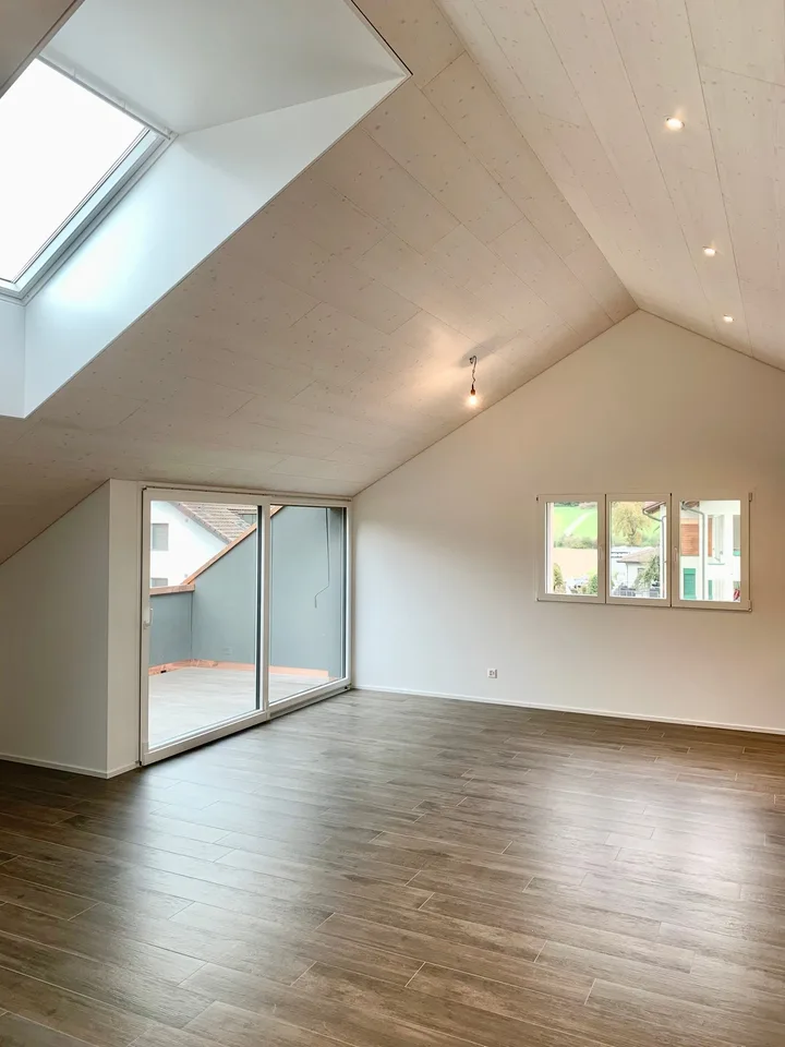 Charmante 2.5-Zimmer-Dachwohnung in Gettnau an ruhiger Lage in Gettnau