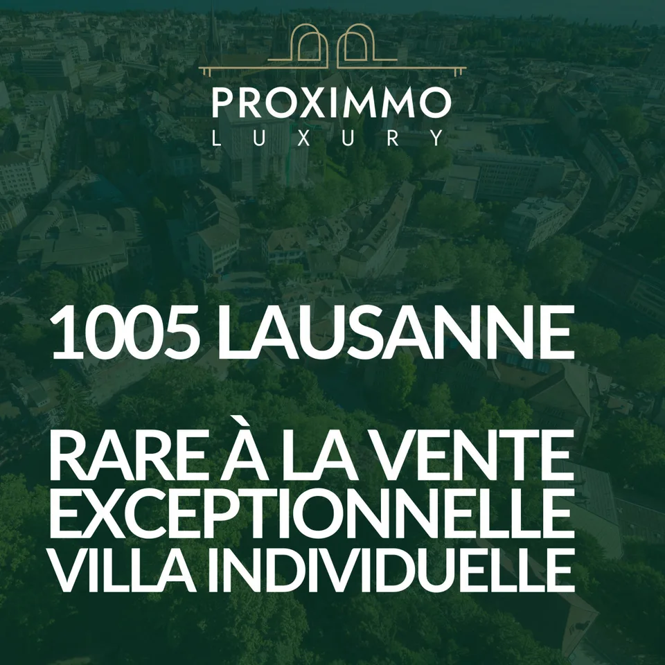 Maison individuelle au coeur de Lausanne