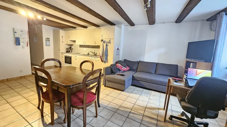 Charmant 2.5 pièces avec charmante petite terrasse privative