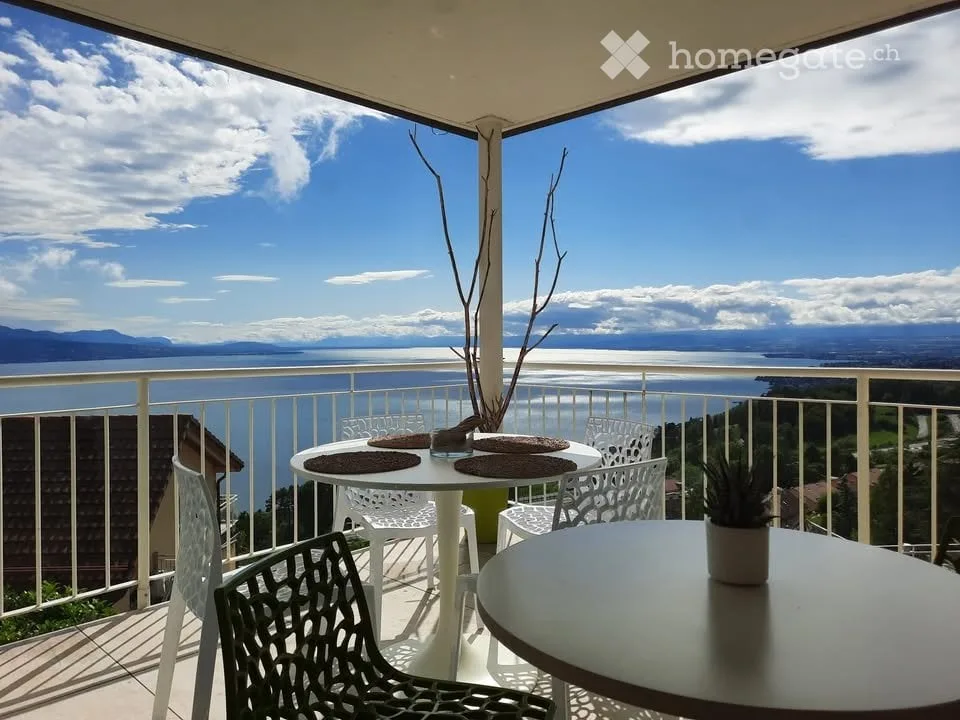 Chambre de standing dans villa avec vue panoramique  Lavaux