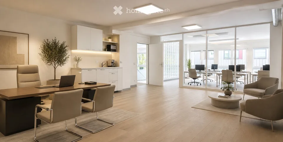 Étage privé climatisé 148 m² · Gare de Baar · deux accès · fraîchement rénové