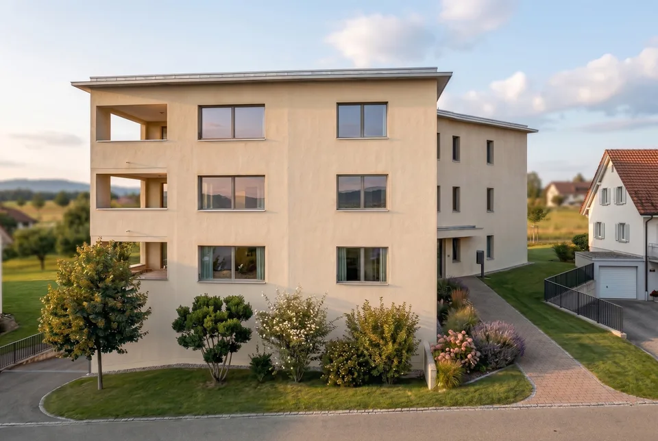 3 Appartamenti con 4,5 Locali in una Piccola Promozione di 6 Lotti