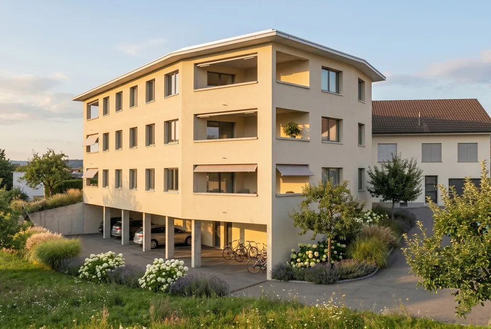 3 Appartements de 4,5 pièces dans une petite promotion de 6 lots