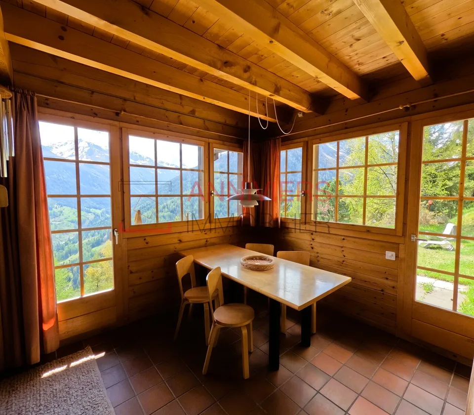 Charmant chalet au coeur de la nature à Grimentz