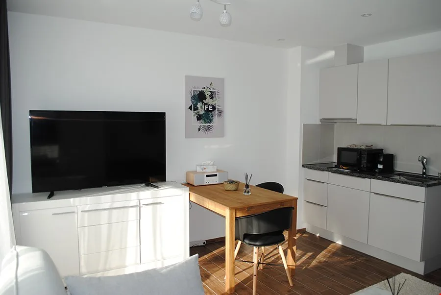 Möbliertes Studio mit Fitness und Wellnessraum