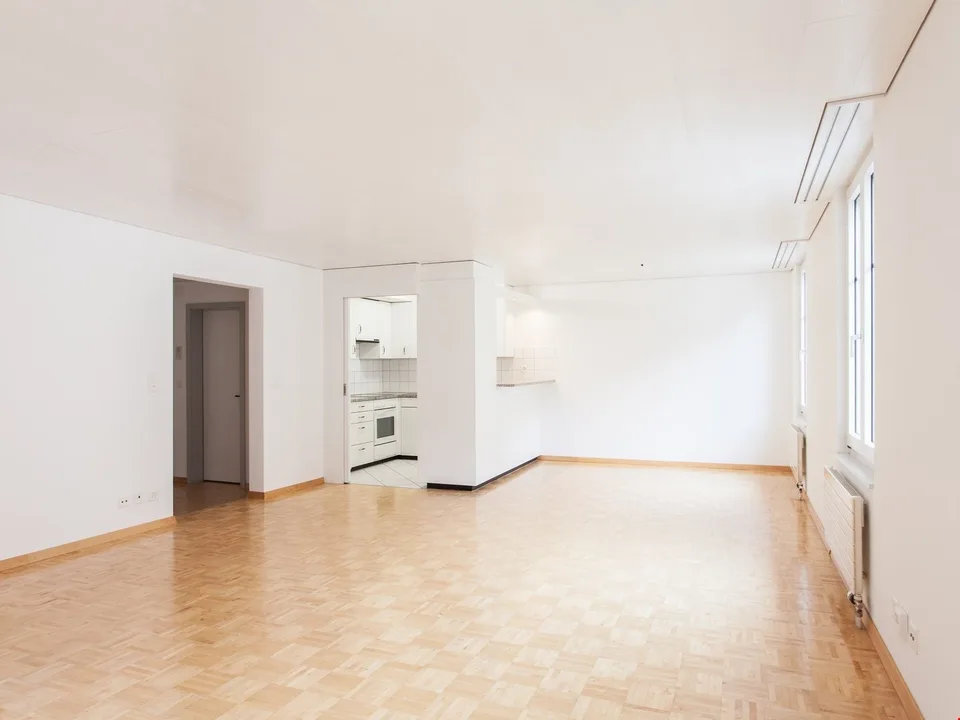 Helle 3.5-Zimmer-Wohnung mit Garten an zentraler Lage in St. Gallen