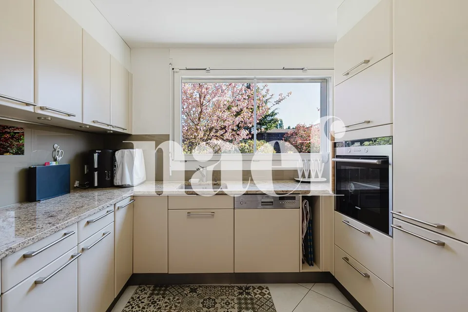 Charmante villa mitoyenne 230 m² utiles plus jardin, terrasse et garage double à Vernier
