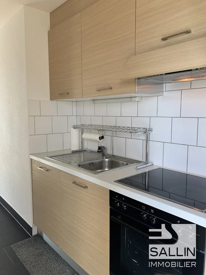 APPARTEMENT RENOVE DE 2½ PIECES  AVEC VUE DEGAGEE