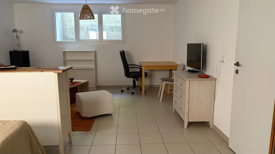 Studio meublé moderne à Vessy – Idéal pour une vie confortable et tranquille