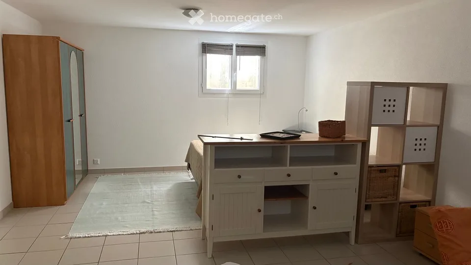 Studio meublé moderne à Vessy – Idéal pour une vie confortable et tranquille