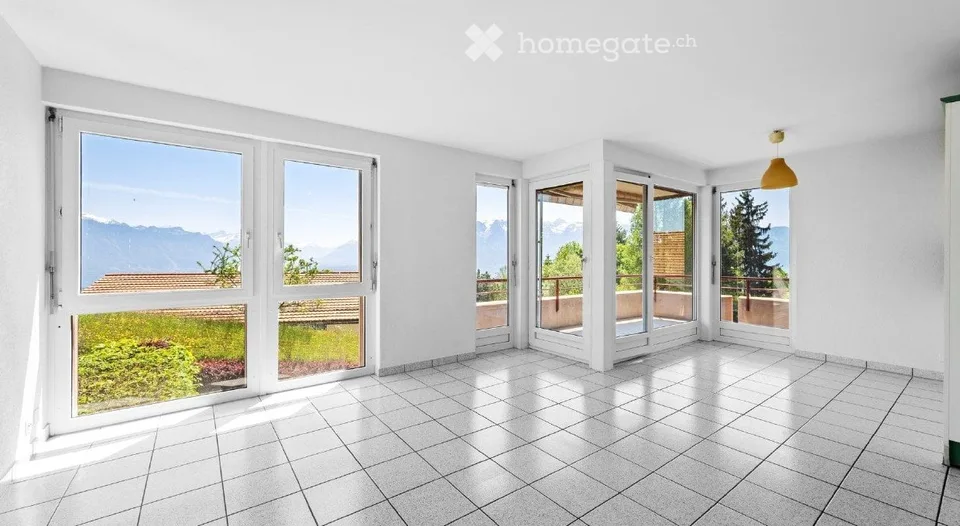 Appartement 3,5 pièces lumineux Mont-Pèlerin