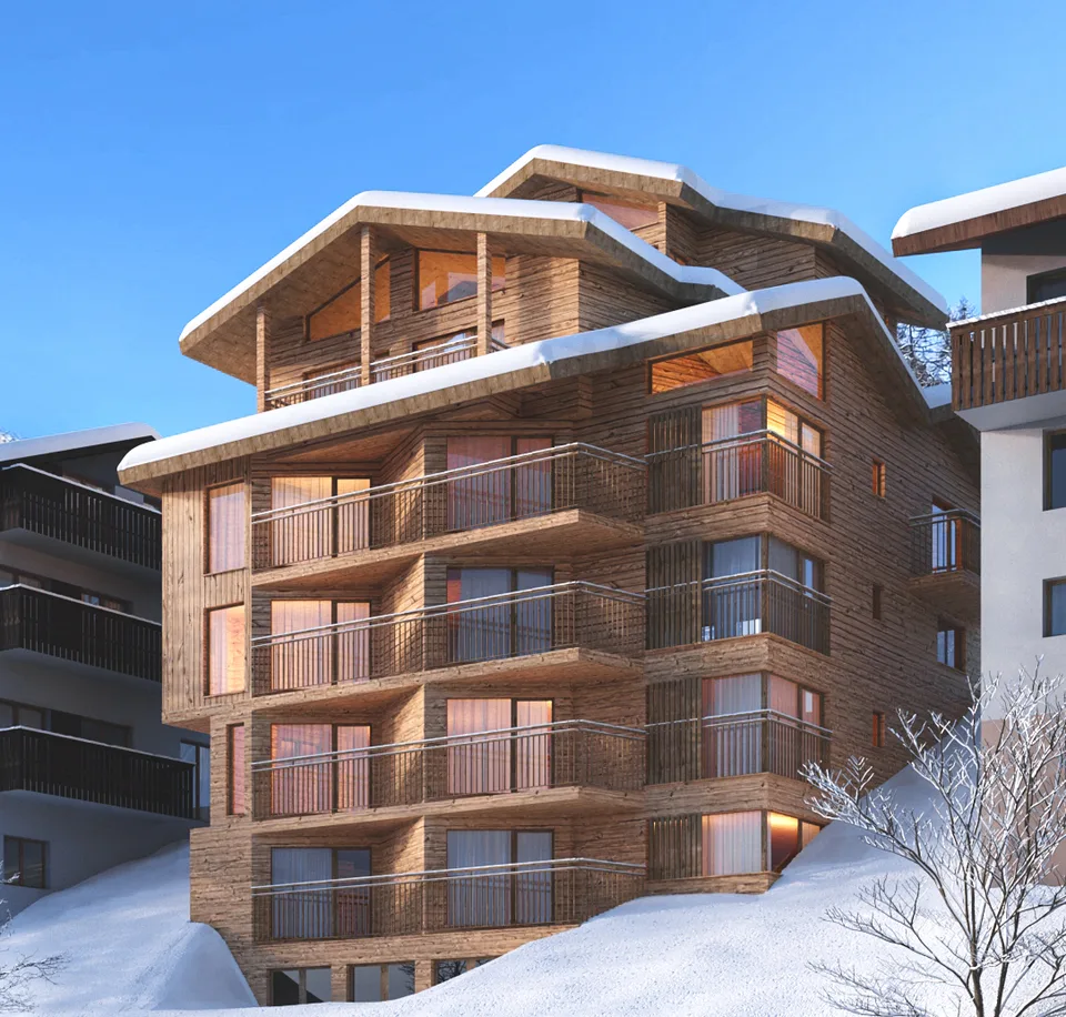 Neubauprojekt Luxus Chalet Hotel
