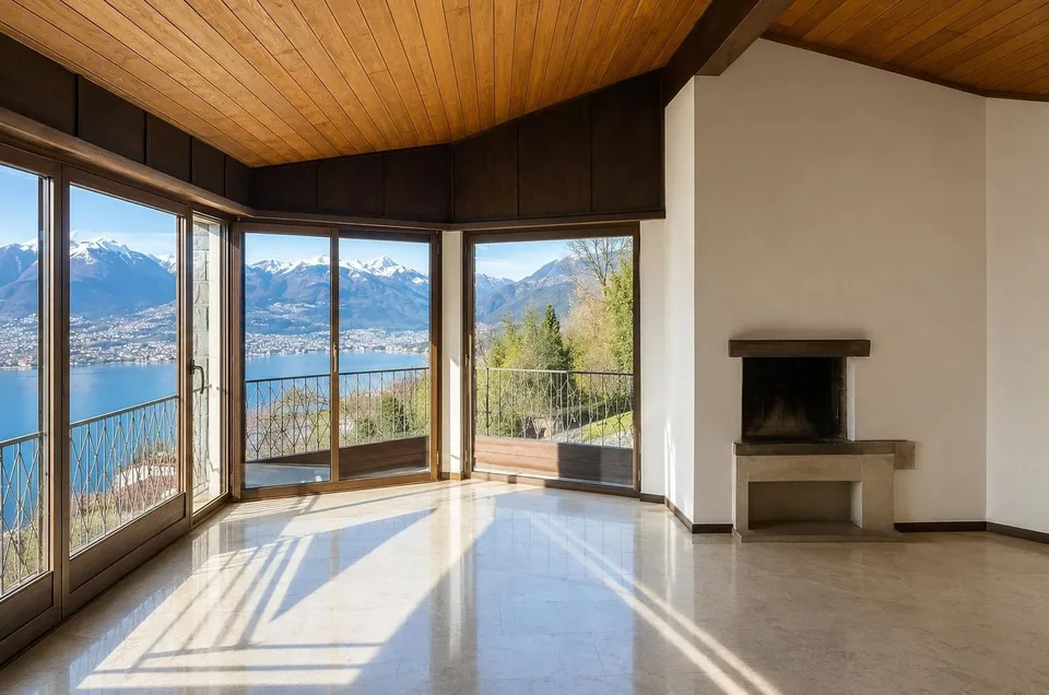 Arogno: caratteristica casa con vista lago, giardino e grande potenziale – foto 7 di 38