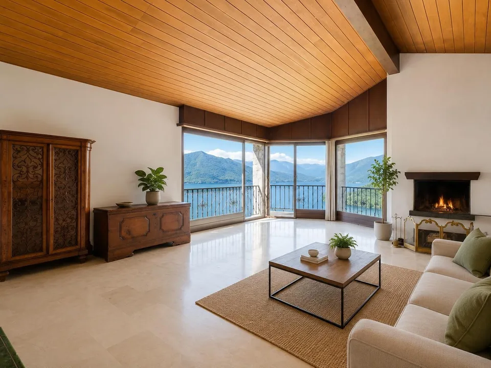 Arogno: caratteristica casa con vista lago, giardino e grande potenziale – foto 6 di 38