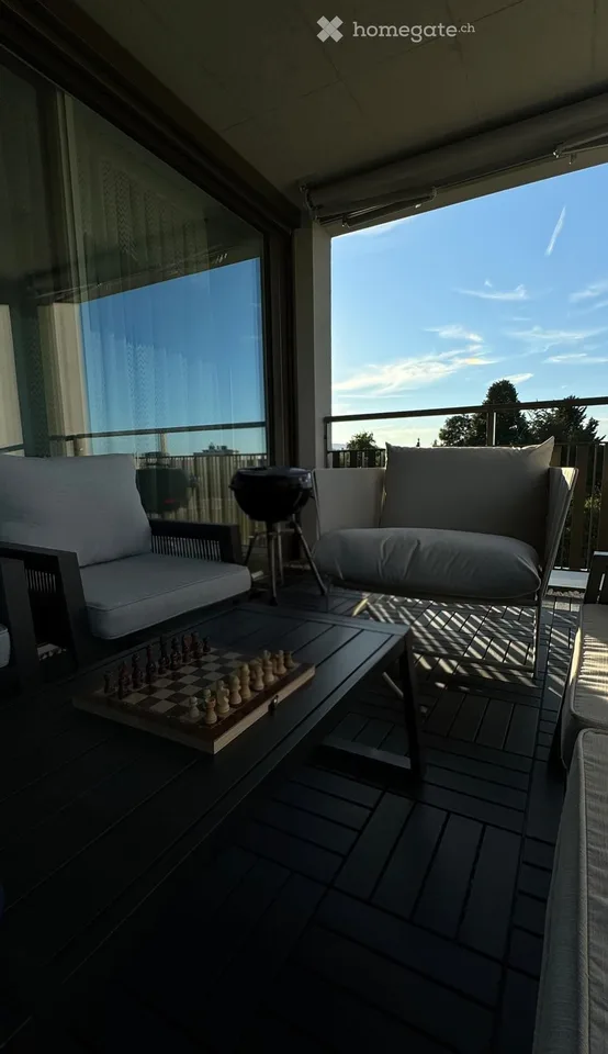 Moderne Wohnung mit grossem Balkon