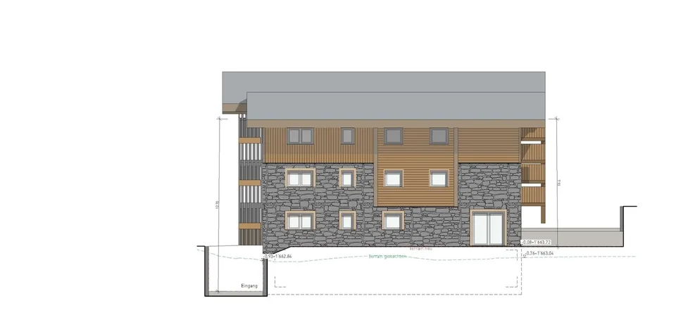 Prima residenza | Nuovo edificio a Stalden | Appartamento 3.5 locali | Piano terra Ovest