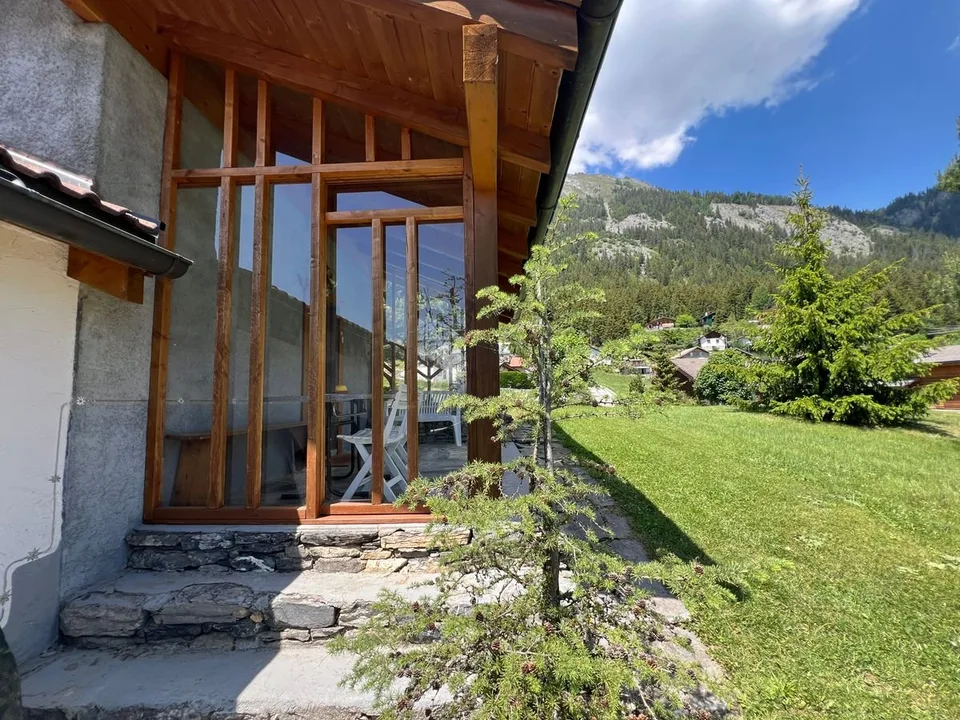 Chalet autentico con vista panoramica