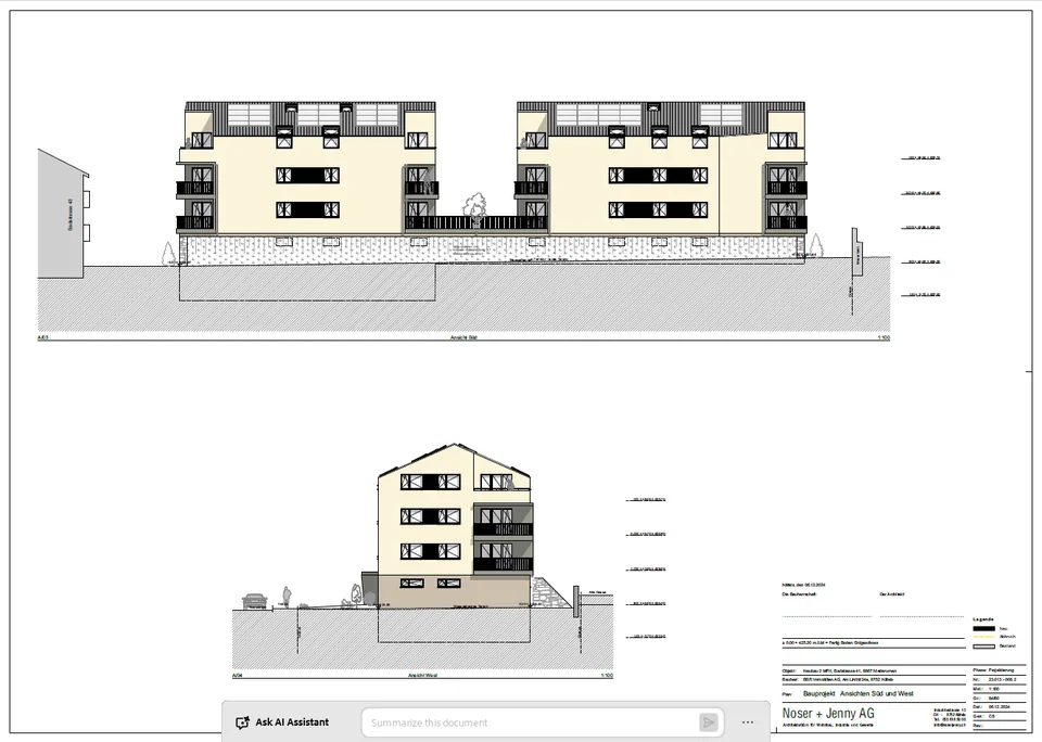 Moderne 3.5-Zimmer-Wohnung mit Balkon in Niederurnen, Glarus Nord