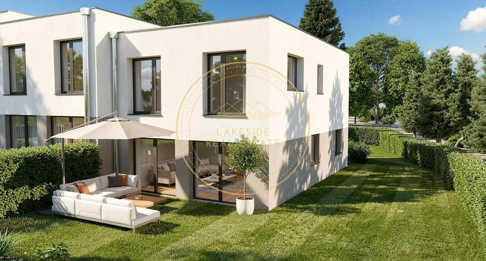 villa contemporaine neuve en pignon - Villa D