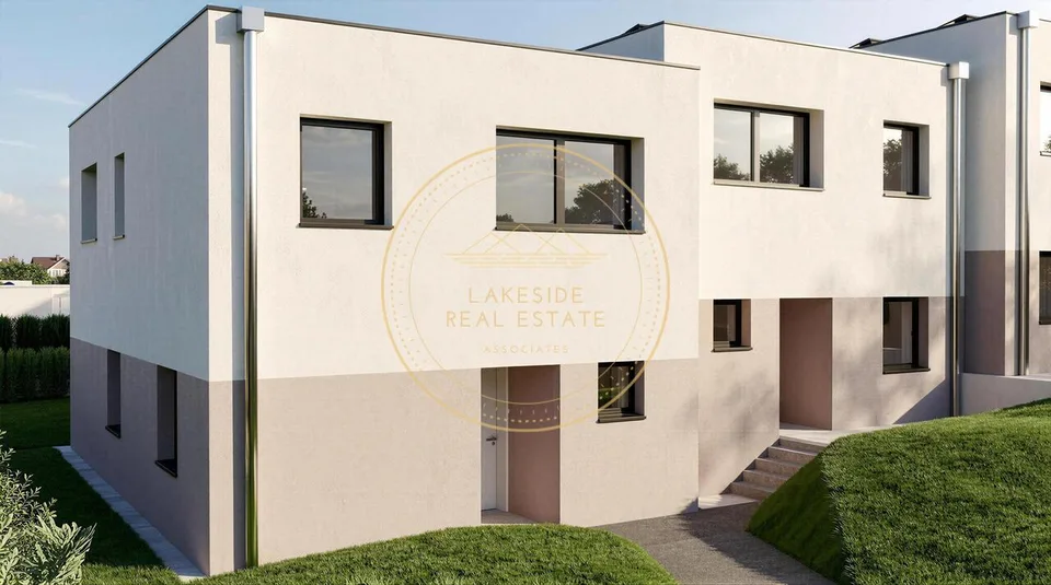 villa contemporaine neuve en pignon - Villa D