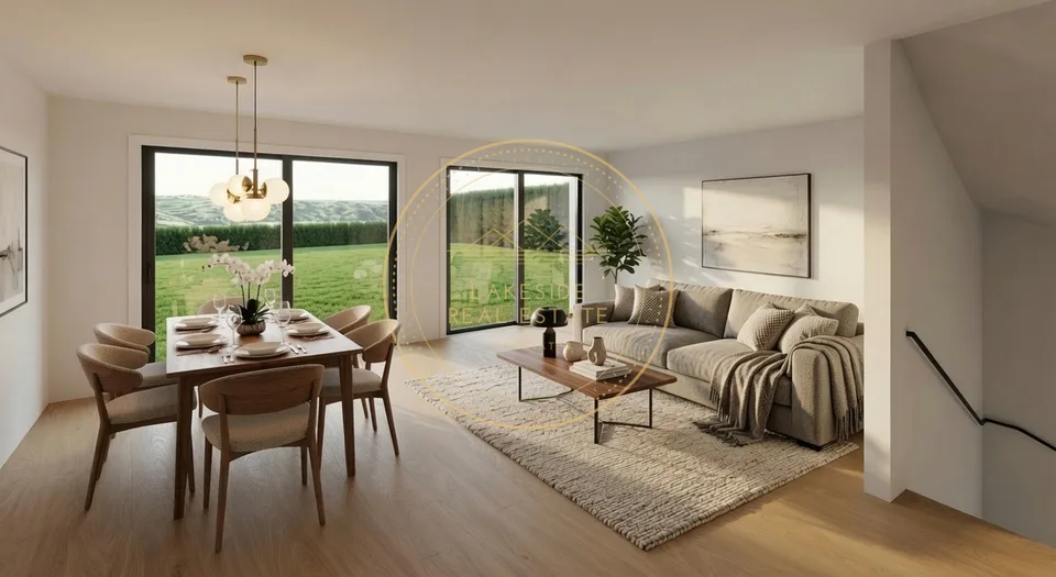 villa contemporaine neuve en pignon - Villa D