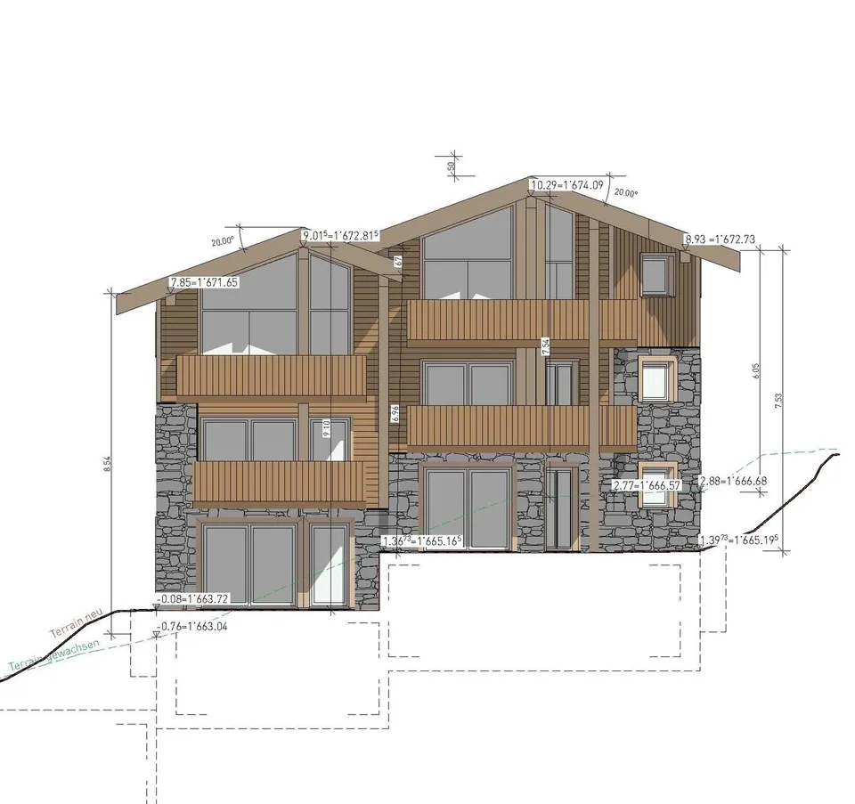 Prima residenza | Nuovo edificio a Stalden | Appartamento 3.5 locali | Piano terra est