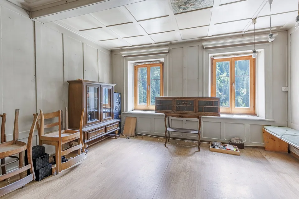 Casa engadina con stalla da ristrutturare