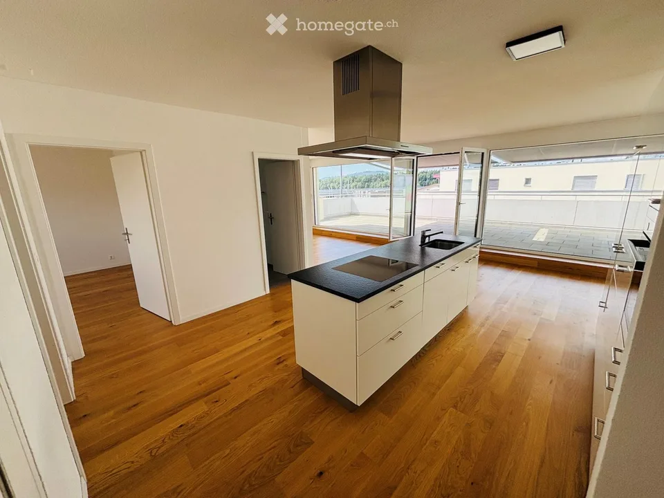 3.5-Zimmer-Attikawohnung  Terrasse 71m2,  ab 01.09.2026