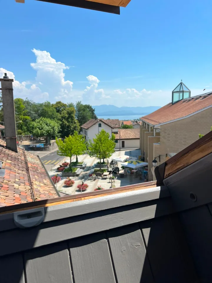 Affascinante loft arredato di 1,5 locali nei combles a Etoy
