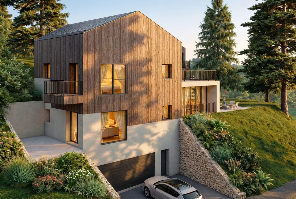 Superbe villa avec vue imprenable en Minergie