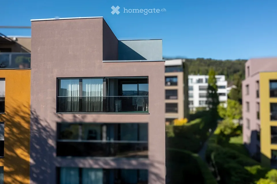 Helle 3.5-Zimmer-Wohnung mit Loggia und Cheminée im Dahlienpark in Unterengstringen