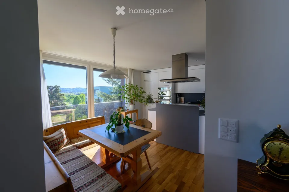 Helle 3.5-Zimmer-Wohnung mit Loggia und Cheminée im Dahlienpark in Unterengstringen