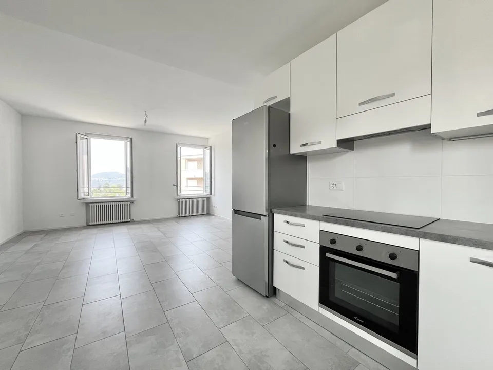 VASTE APPARTEMENT 3.5 PIÈCES RÉNOVÉ DERNIER ÉTAGE À MORBIO INFERIORE