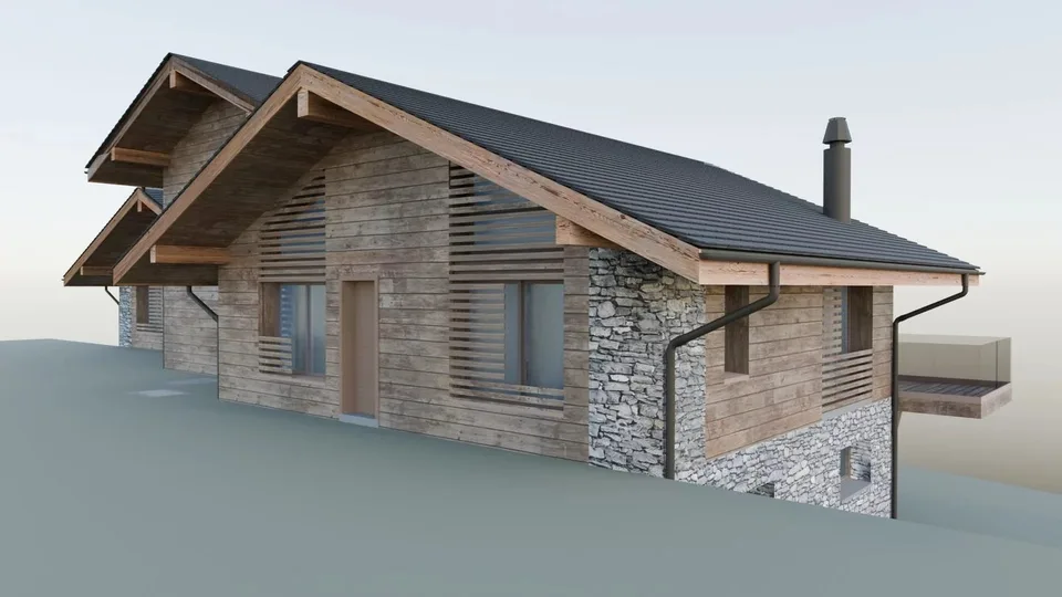New semi-detached chalets in main residence in Haute-Nendaz