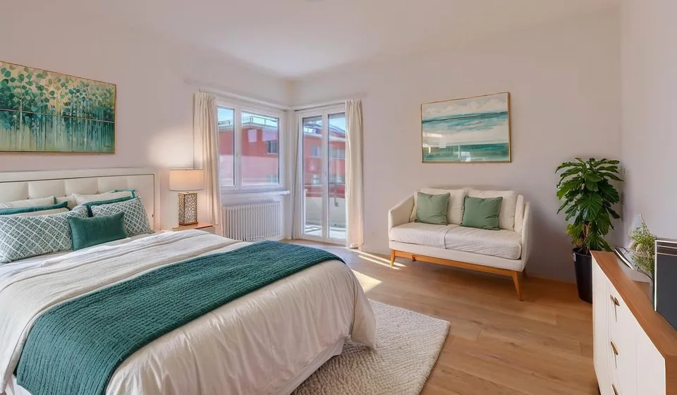 BRIGHT 3.5-ROOM APARTMENT WITH TERRACE IN CENTRAL LOCATION IN LUGANO