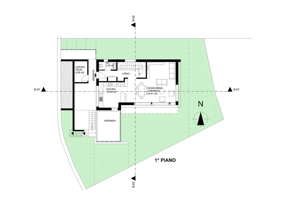 Modern Villa 4.5 Rooms with Approved Project in Gnosca