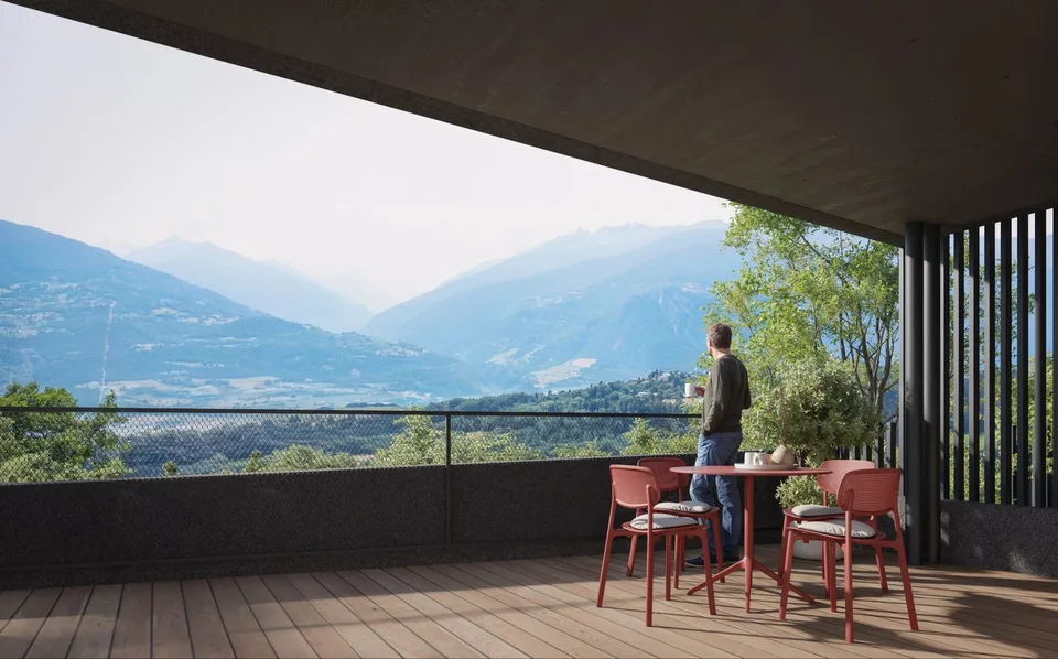 Wohnung 3.5 Zimmer neu mit großer Terrasse und privatem Grünbereich in Savièse