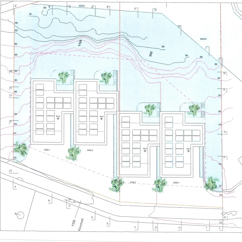 Terrain de plus de 2000 m² avec licence approuvée à Purasca