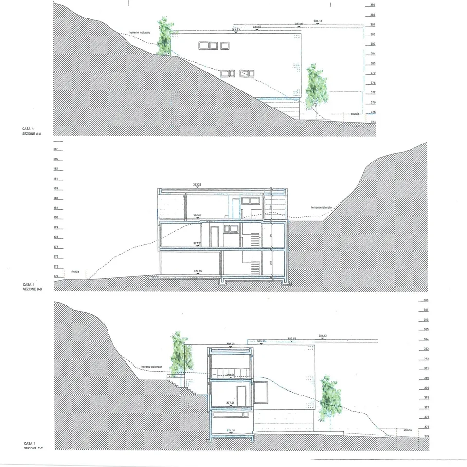 Terrain de plus de 2000 m² avec licence approuvée à Purasca