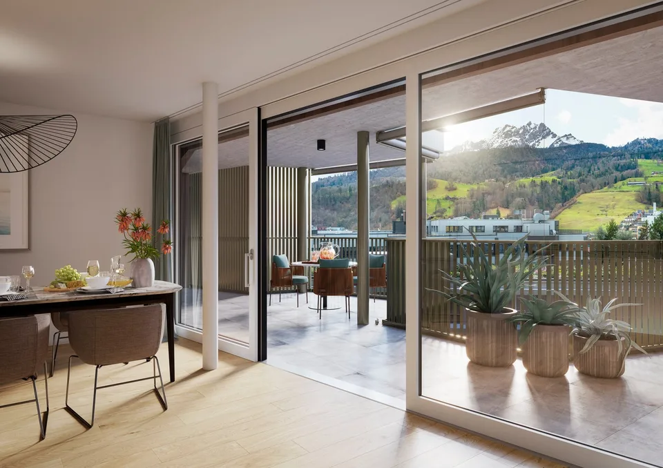 Möblierte luxuriöse 4.5-Zimmer-Wohnung in Luzern – Foto 6 von 9