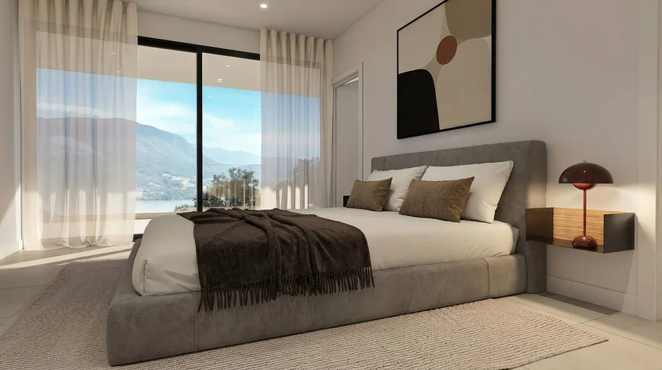3,5-Zimmer-Wohnung mit privatem Garten und Seeblick in Lugano