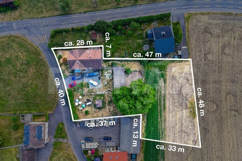 Grosszügiges Bauland mit attraktivem Entwicklungspotenzial