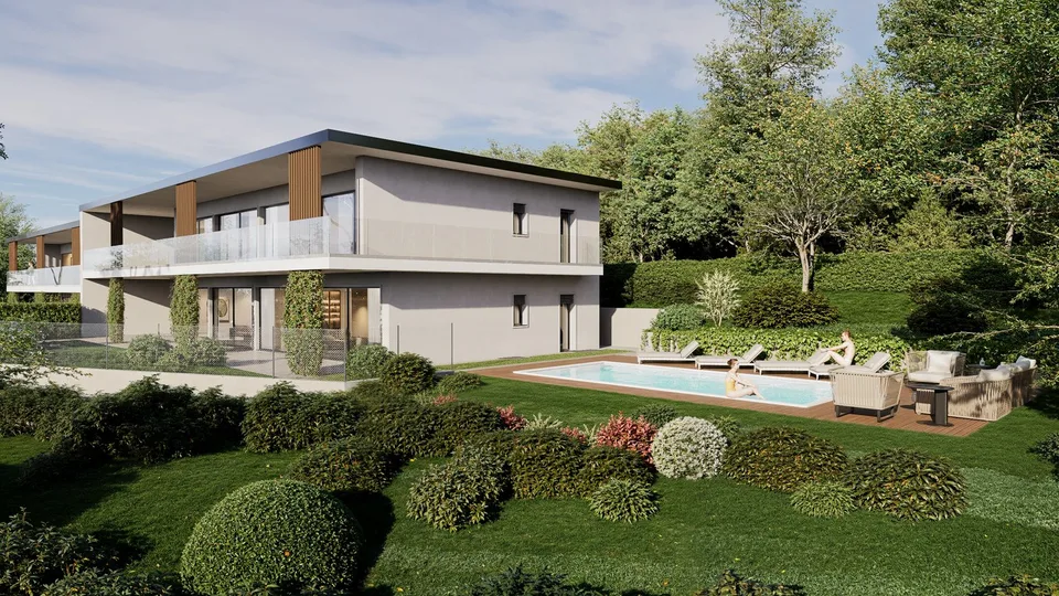 DUPLEX MIT GARTEN IN LUGANO