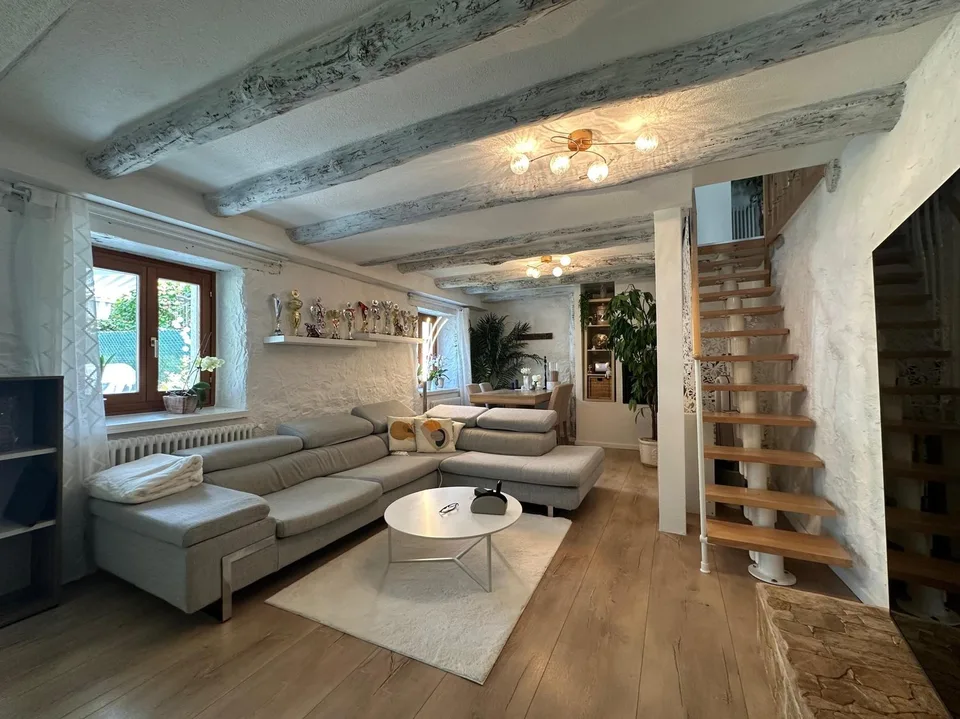 BELLA CASA 4.5 DI CHARME CON GIARDINO E PISCINA A ROVEREDO