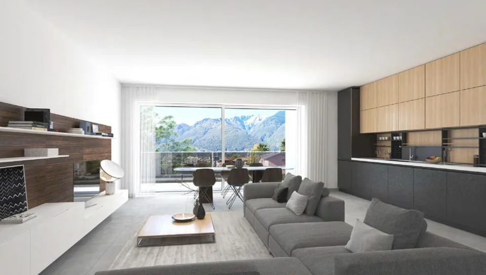 NUOVO 4.5 LOCALI CON BALCONE E VISTA APERTA A BELLINZONA
