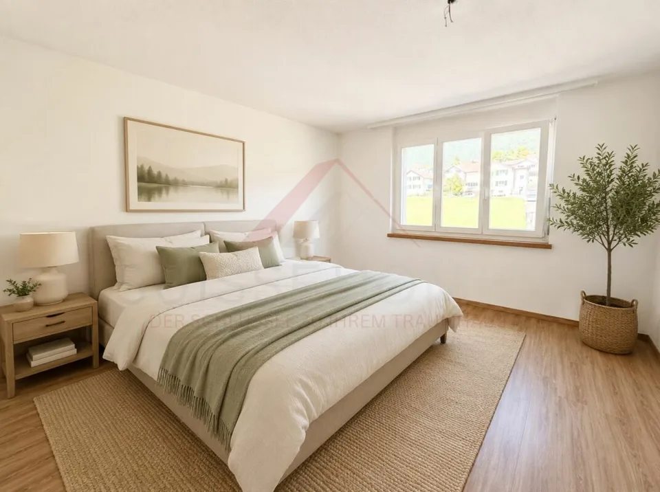 3.5-Zimmer-Wohnung mit Weitsicht und ruhigem Wohngefühl in Laupersdorf