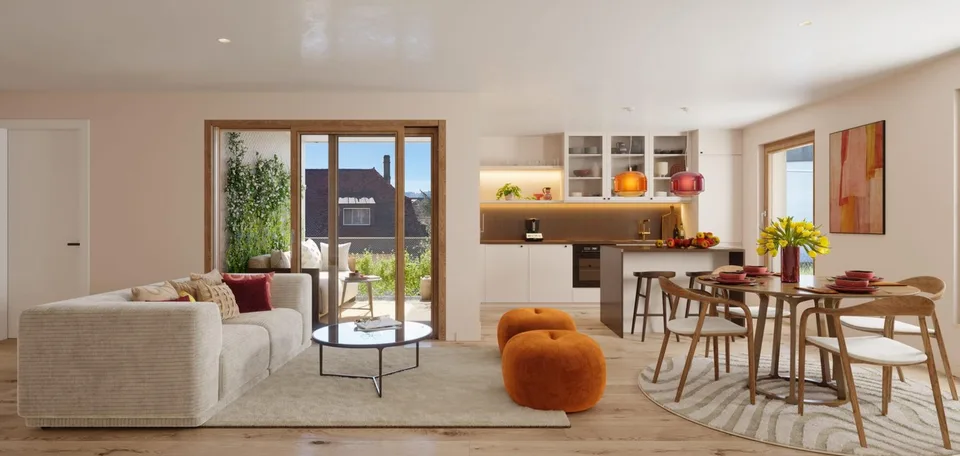 Bellissimo 3.5 locali nuovo con loggia spaziosa