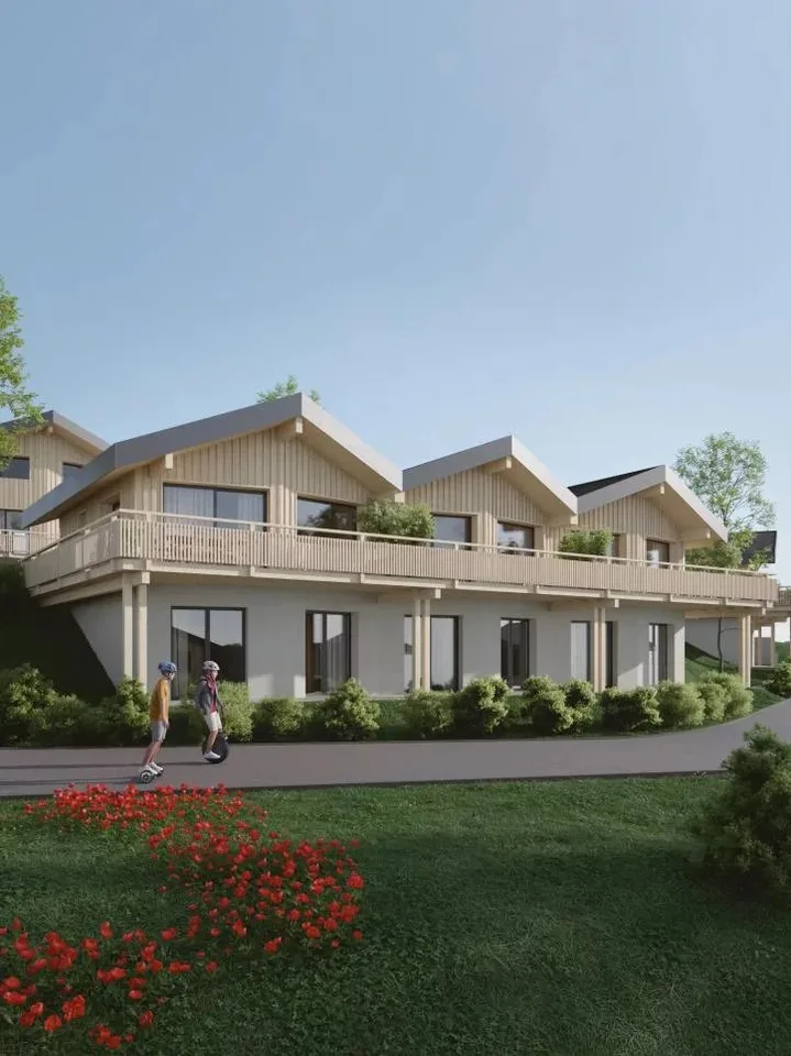 Chalets contemporains à Mollens Promotion Les Martelles