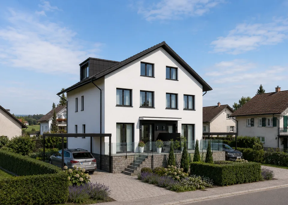 Baubewilligtes 6.5 Zimmer Doppeleinfamilienhaus mit Garten und Ausbaupotenzial in Recherswil