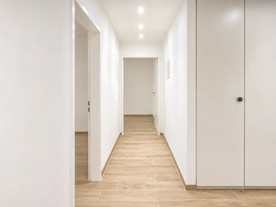 Neu renovierte große 4.5 Zimmerwohnung mit Anbindung an privatem großen Park